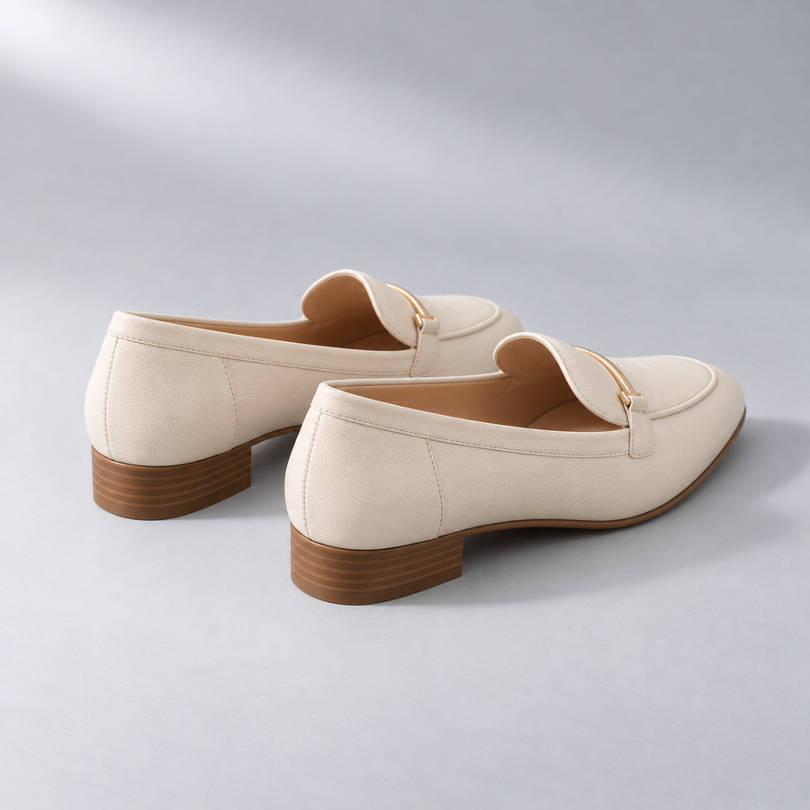 Alba Bar Loafer in Ivory — alternate view