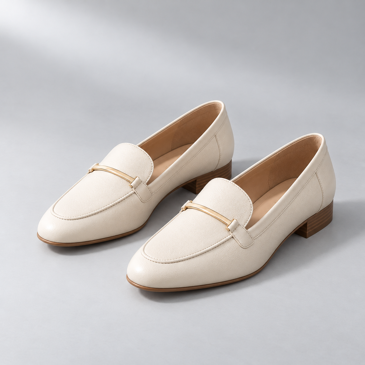 Alba Bar Loafer in Ivory — hero view