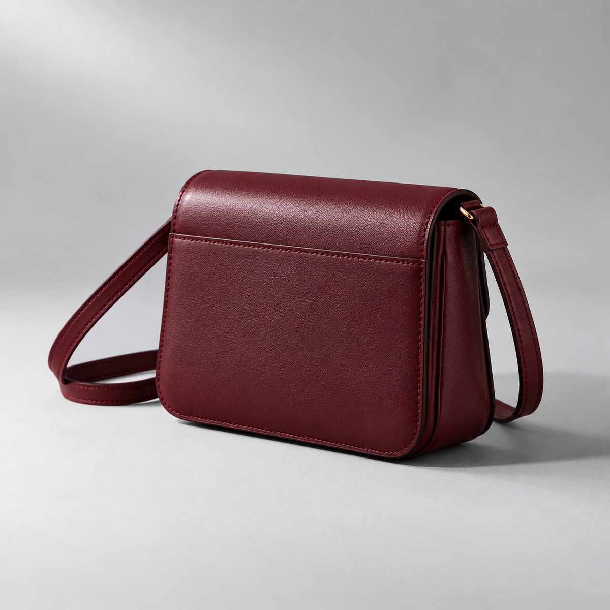 Iris Mini Crossbody in Burgundy — alternate view