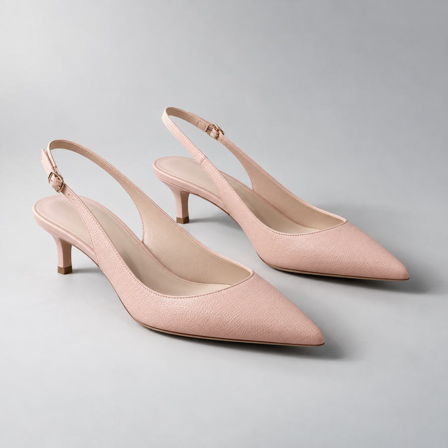 Lyra Slingback Heel in Blush — hero view