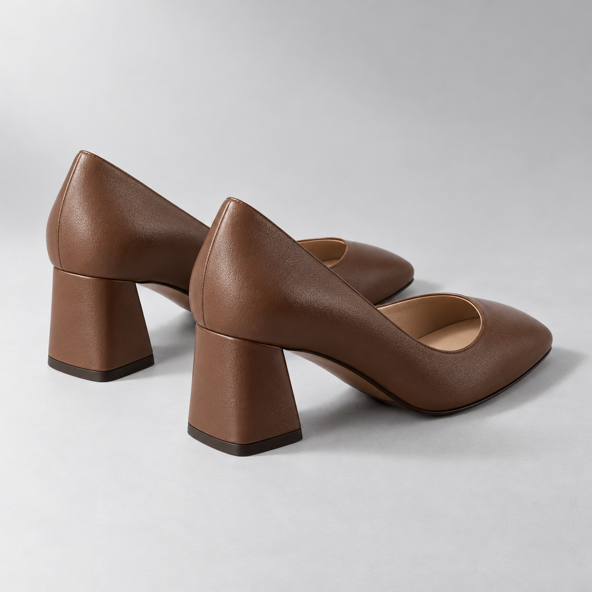 Orla Sculpted Pump in Cocoa — alternate view