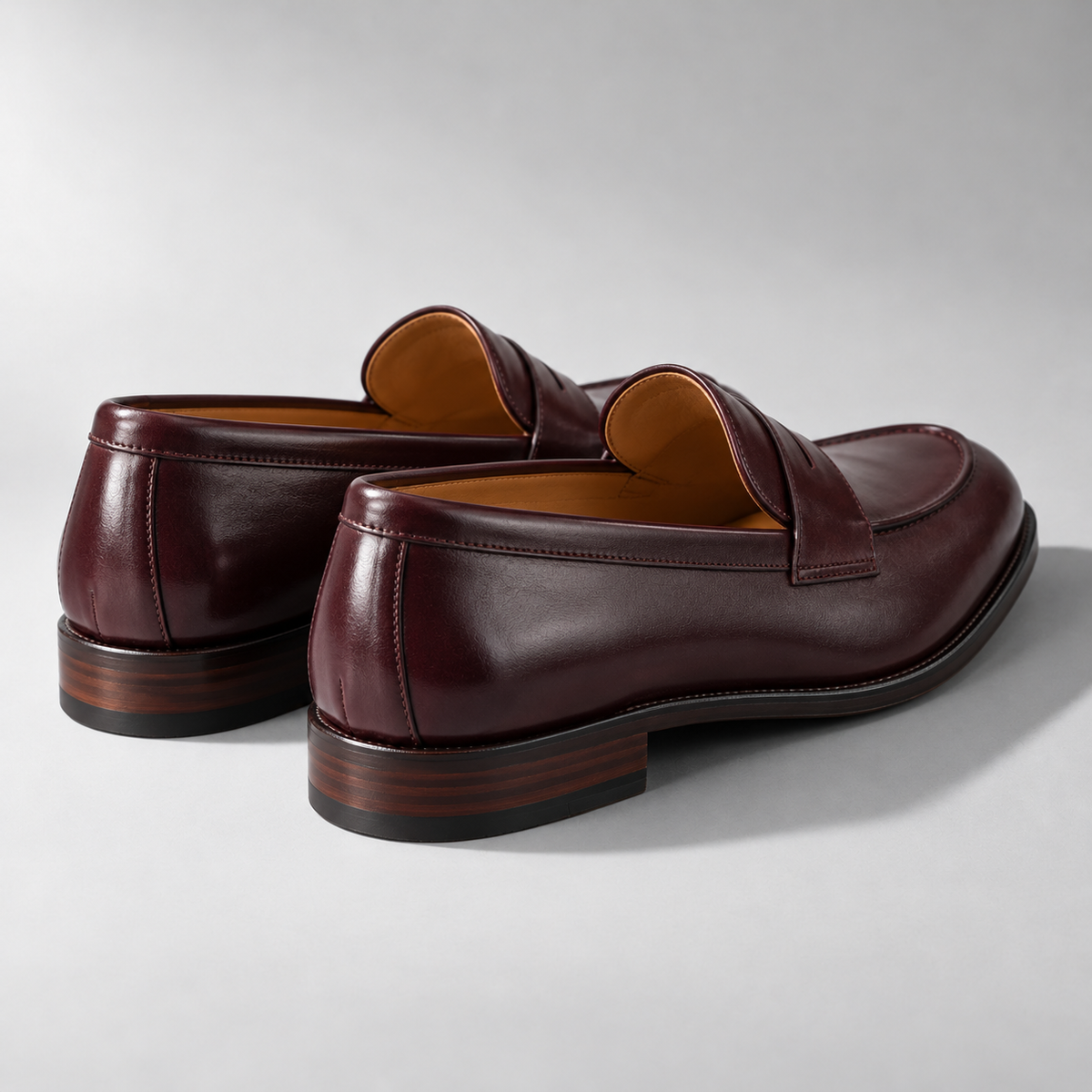Reeve Penny Loafer in Oxblood — alternate view