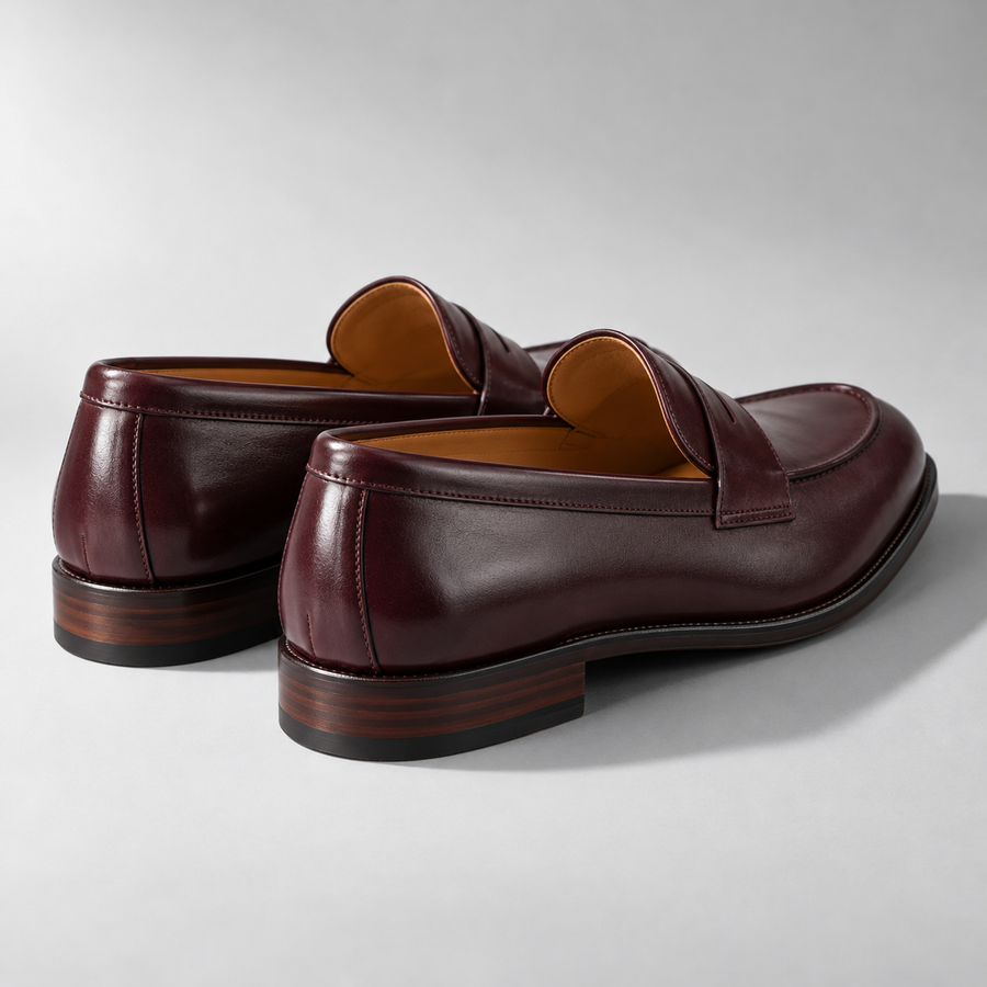 Reeve Penny Loafer in Oxblood — alternate view
