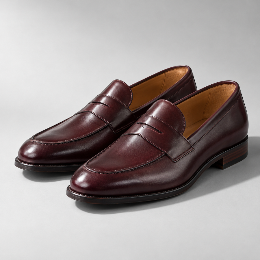 Reeve Penny Loafer in Oxblood — hero view