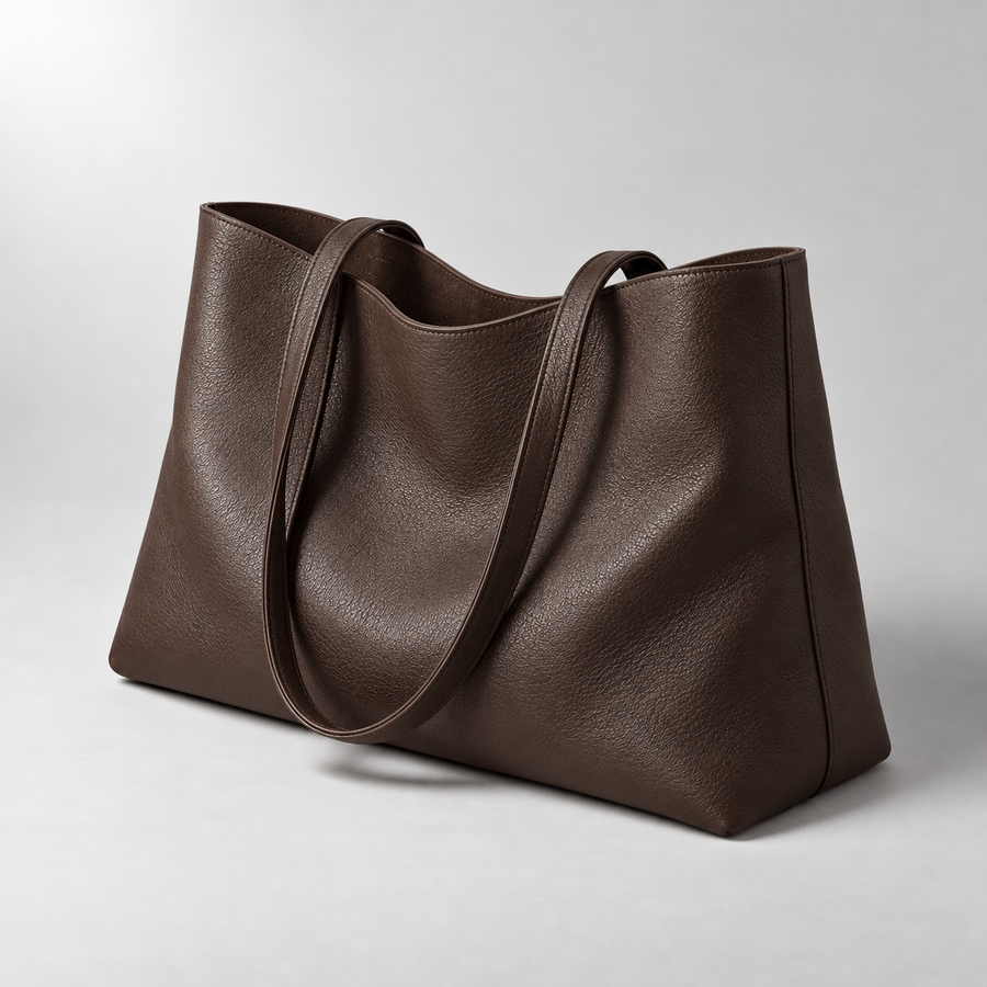 Vela Soft Tote in Espresso — alternate view